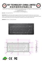 Scissor Switch Keyboard K-TEK-V300-FN-UT-RP datasheet-1