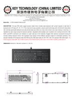 Scissor Switch Keyboard K-TEK-V440KP-FN-BL-SC-DT-1