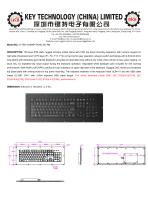 Scissor Switch Keyboard K-TEK-V440KP-FN-BL-SC-PM-1