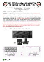  Scissors Switch Keyboard K-TEK-V315-FN-BL-FC-PR-ANA-151B-DWP+TP85+2K-1