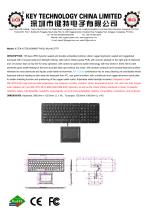 Silicone Rubber Keyboard K-TEK-K-TEK-M386KP-FN-BL-ML+M127TP-1
