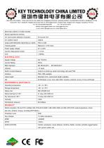Silicone rubber keyboard K-TEK-M399TP-KP-FN-DT-3