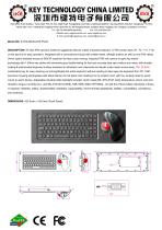 Silicone Rubber Keyboard K-TEK-M425-OTB-FN-BL-1
