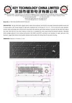 Trackball keyboard K-TEK-V530-38-MTB-AVR-KP-FN-SC-BT-1