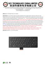 Ultra-thin keyboard K-TEK-M280-FN-BL-FC-KC-DM-EP-1