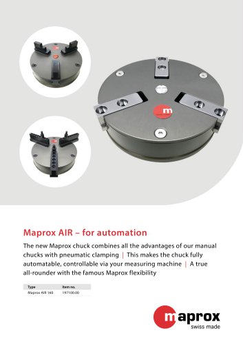 Maprox AIR – for automation