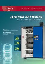 LITHIUM BATTERIES NOT AS HARMLESS AS THEY SEEM - 1