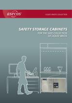 Safety storage cabinets for the safe collection of liquid waste - 1