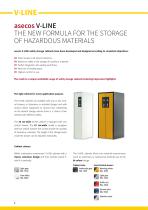 V-LINE safety storage cabinets – the new formula for the storage of hazardous materials - 2