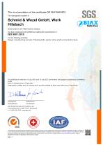 Certificate ISO 9001-1
