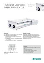 Twin-Rotor Discharger TWINROTOR MFBA - 1
