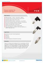 PEM pressure transmitter - 1