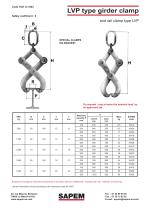 THE LIFTING CLAMP CATALOGUE - 10