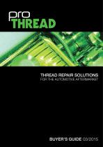 BUYER’S GUIDE 03/2015 THREAD REPAIR SOLUTIONS  FOR THE AUTOMOTIVE AFTERMARKET - 1