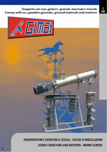 SCREW CONVEYORS AND BATCHERS - MIXING SCREWS
