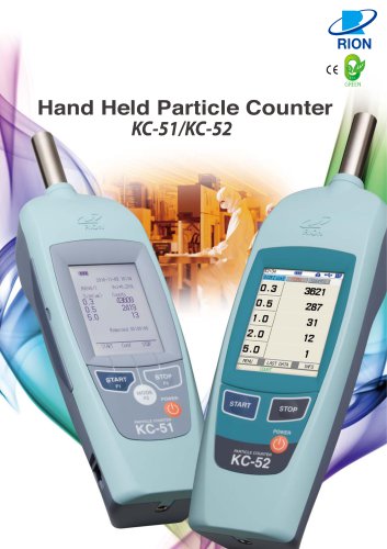 Hand Held Particle Counter KC-51/KC-52