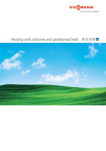 Heating with air and geothermal heat