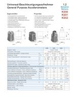 General Purpose Accelerometers Page1.2 - 1