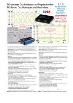 PC Based Oscilloscopes and Recorders - 1