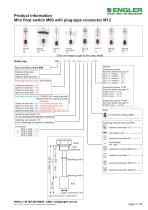 Mini float switch series M60 - 3