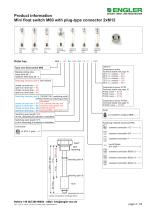 Mini float switch series M60 - 4