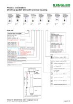 Mini float switch series M60 - 5