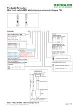 Mini float switch series M60 - 6