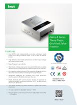 iMars E&B series grid-tied solar inverters product catalog-5