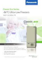 -86°C Ultra-Low Freezers MDF-DU300H-PE - 1