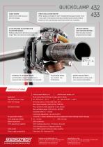 QUICKCLAMP MODELS 432, 433-2