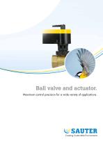Ball valve and actuator.-1