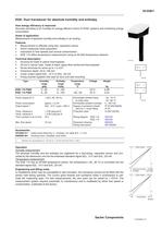 Duct transducer for absolute humidity and enthalpy - 1