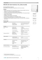 EGQ 220, 222: Room transducer, CO2 , surface-mounted - 1