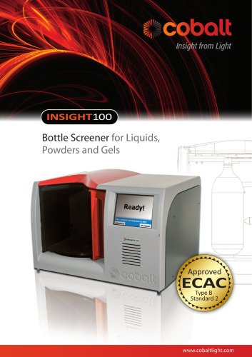 Insight100 Bottle Screener for Liquids, Powders and Gels