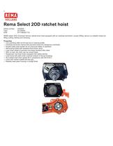 Rema Select 2OD ratchet hoist - 1