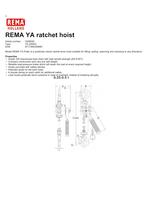 REMA YA ratchet hoist - 1