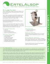 E-1 Lab Filter Tech Sheet-1