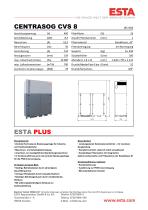 Datasheet Centrasog-CVS 8 - 1