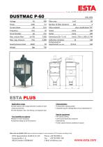 Datasheet DUSTMAC P-60 - 1