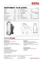 Datasheet DUSTOMAT 16 / 230 V-1