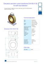 Current transformer for earthfault detection - 1