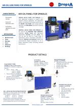 Air/Oil lube panel for spindles - 1