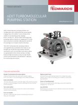 nEXT TURBOMOLECULAR PUMPING STATION