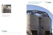 Centrifugal classifier for fly ash processing-1