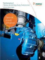 Orion Series of Heavy & Mining Duty Horizontal Slurry Pumps-1