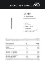 M 380 datasheet - 1