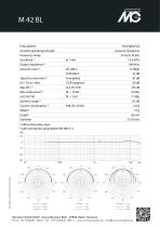 M 42 BL microphone capsule for microphone system Generation 4-2