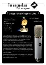 Vintage Studio Microphon UM 57-1