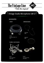 Vintage Studio Microphon UM 57-5