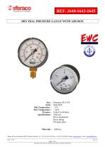 DRY DIAL PRESSURE GAUGE WITH ABS BOX - 1